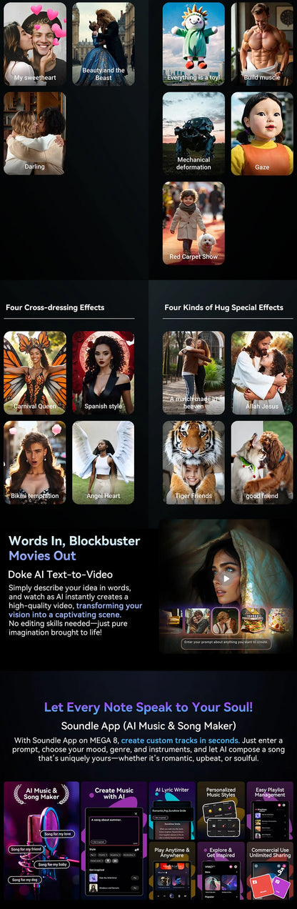 Blackview MEGA 8 Tablet - 13" FHD+ 90Hz Display Android 15 11000mAh 50MP Camera 4G Pad PC