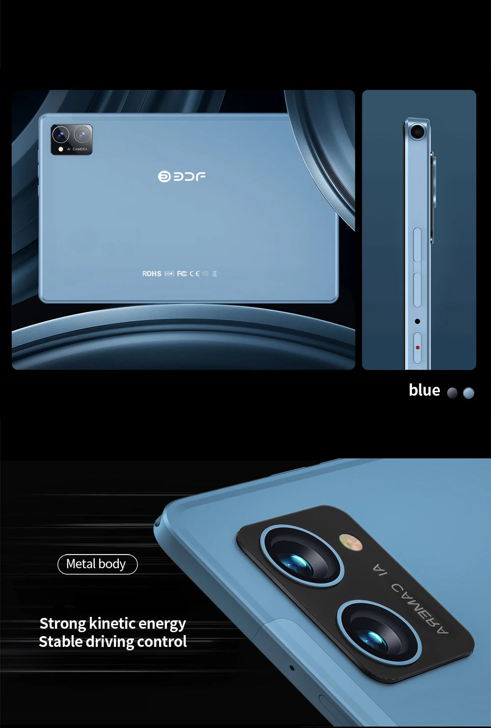 2025 Google 5G Pad 10.1" Tablet - 2K HD Display Octa Core 8GB RAM 512GB ROM Dual SIM WiFi Android 8000mAh