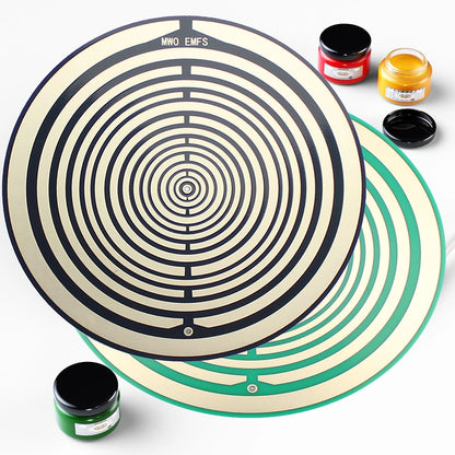 2PCS 16CM Lakhovsky's Multi Wave Oscillator MWO Ornaments Provide the Energy Polarizing Disc On Our Desk or Wall Gift