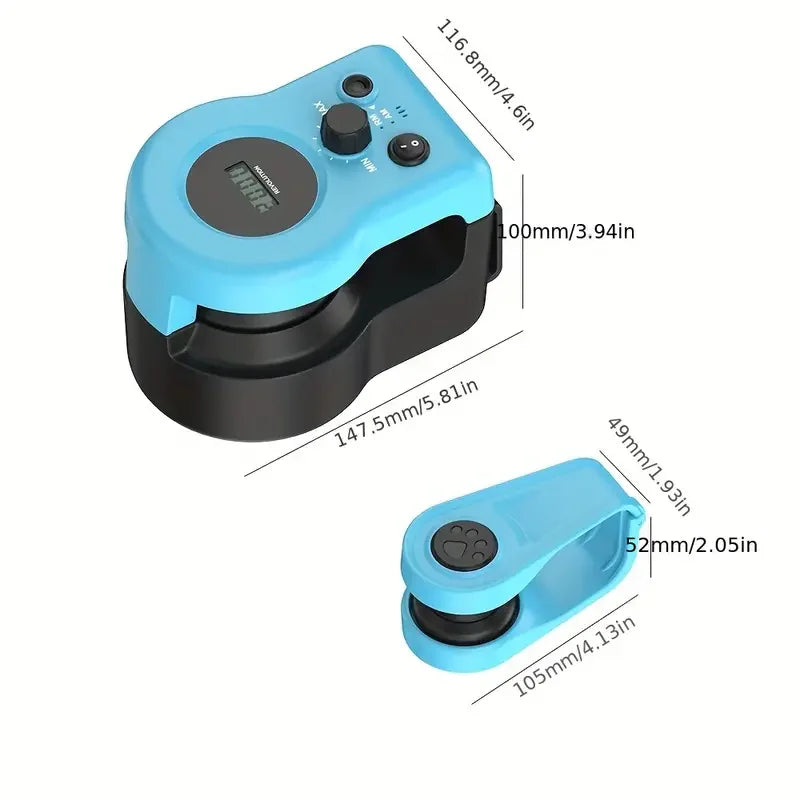 Interactive cat and dog chase toy, USB charging automatic bait, used for pet exercise and training, durable plastic material