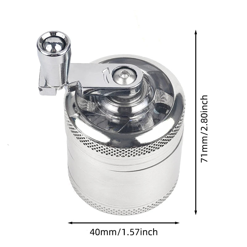 4 Layers Premium Zinc Alloy Herb Grinders for Smoking, Multifunctional Crusher,Grass Grinders,Tobacco Smoking Gadgets