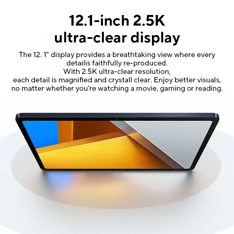 [World Premiere] POCO Pad 12.1'' 120Hz 2.5K Display Snapdragon 7s Gen 2 Octa core Processor 33W 10000mAh Battery Quad speakers
