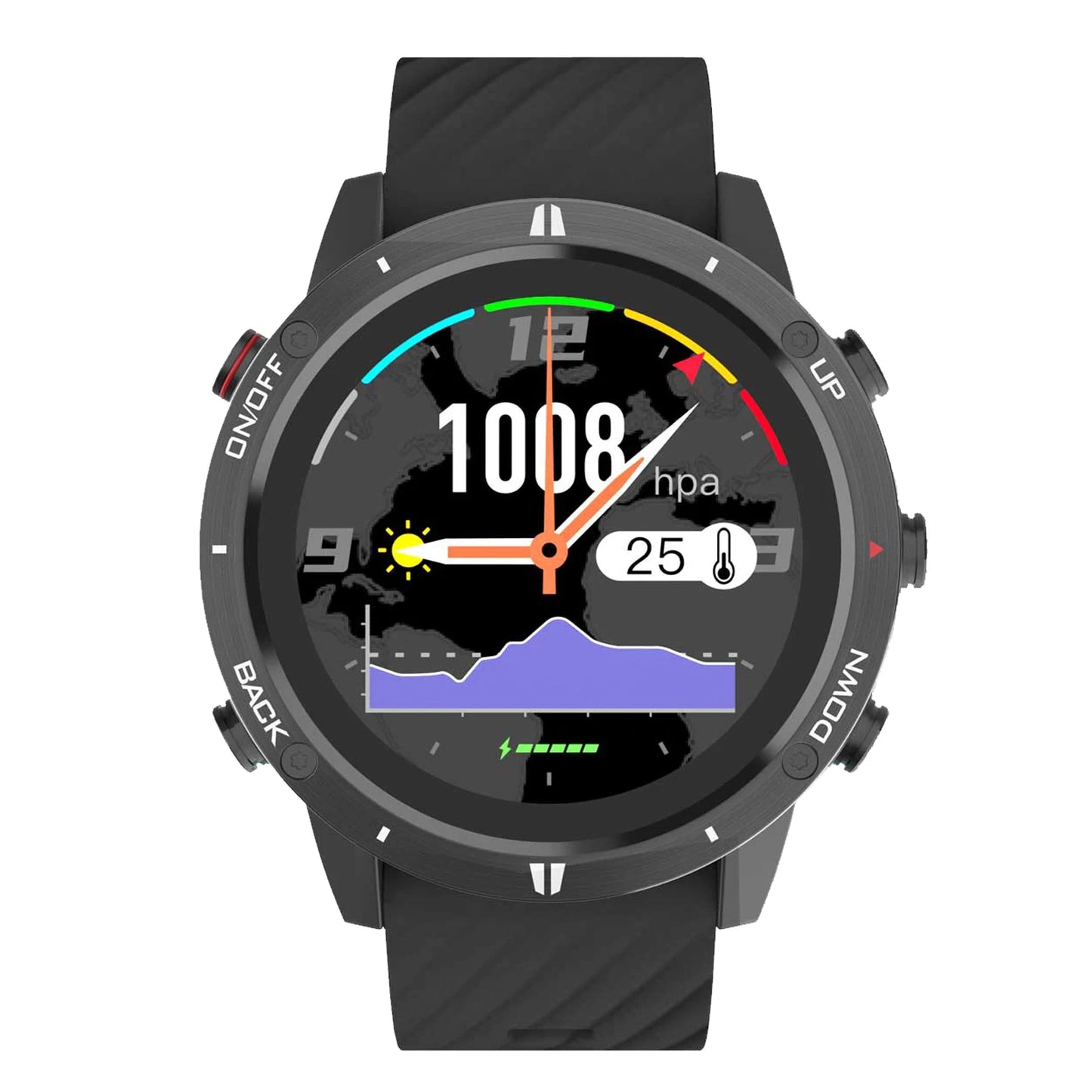 SUNROAD G5B GPS+GLONASS+BEIDOU+Triathlon Sport Watch 1.28 "IPS TFT Color Touch Screen 320MAH Battery BLE 5.0 For Android IOS