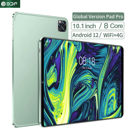 Tablet 4G 5G Pad Pro 8GB RAM 256GB ROM 10.1 inches FHD Display Android 12.0 Dual SIM Card Slot 8000mAh Battery Original Tablets