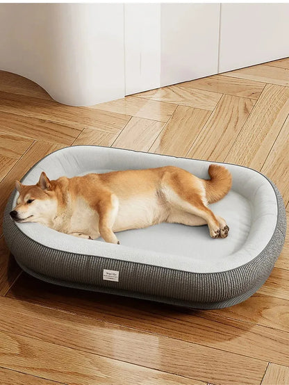 Dog & Cat Bed – Soft Cushion Blanket Basket for Small, Medium & Large Pets