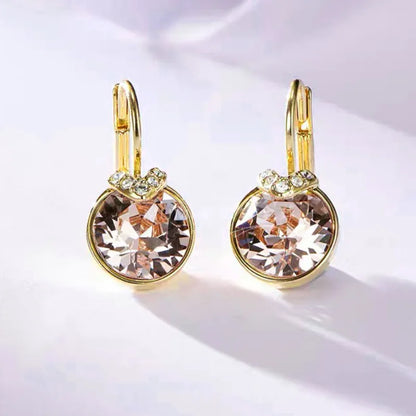 Fashion Small Bella Boucle D'oreille Femme made with Crystal from Austria for Women Wedding Party Jewelery Accessory Bijoux Gift