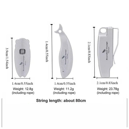 Titanium Survival Whistle Anti-Corrosion Compact Emergency Exploring Accessories Rust-Proof Emergency Exploring Accessories