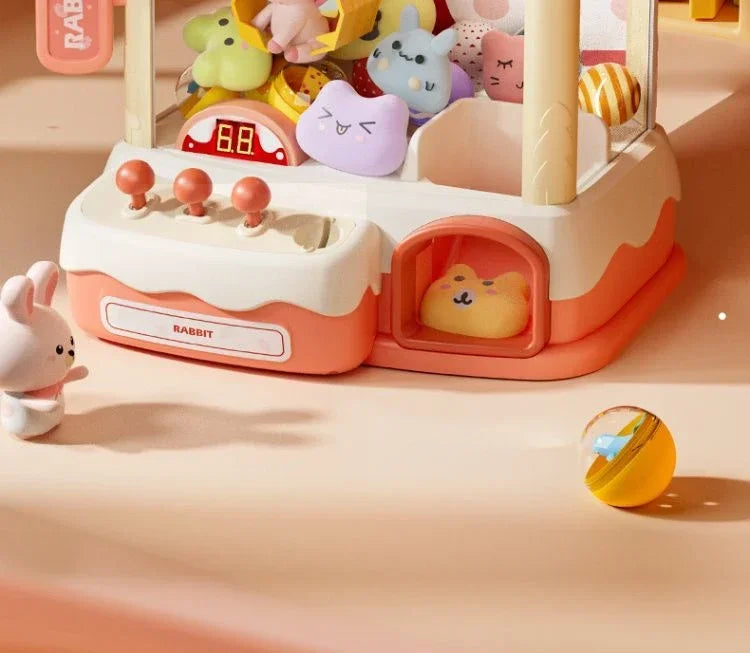 Automatic Mini Claw Machine Toys for Children Coin Operated Play Game Arcade Crane Doll Machines Kids Birthday Christmas Gifts