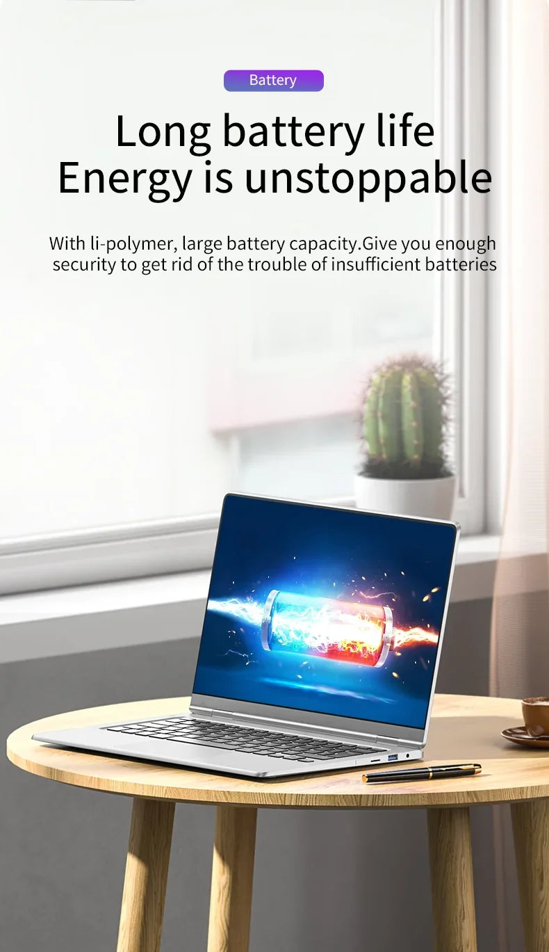 11.6-Inch 2-in-1 Touchscreen Laptop - Intel Windows 11 Pro 8GB DDR4 RAM SSD Portable Study Computer