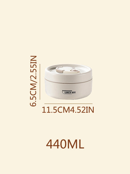 1/2/3/4pcs Portable Insulated Food Lunch Container Set with Thermal Lunch Box Separate Stackable Lunch Container for Adult Kids