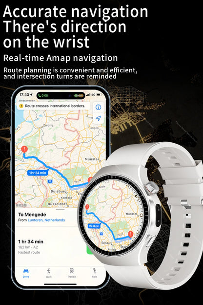 Original For Huawei Watch 5 Smartwatch 2025 Sensor Window AMOLED 4G ROM NFC Compass Clock Bluetooth Call Smart Watch Men Women