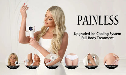 Home Use Ipl Machine Epilation Laser Ice Cooling Professional Portable Laser Hair Removal Machine