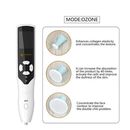 Portable 2 In 1 Plasma Ozone For Acne Beauty Plasma Laser Pen For Eye Lift Wrinkle Removal spot Removal Pen mole Remover Pen