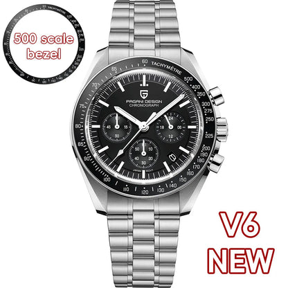 PAGANI DESIGN 2025 New Tribute to CK2998 Moon Watch Men Luxury Quartz Watches For Men AR Sapphire crystal Sport Chronograph Man