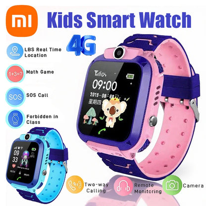 Xiaomi Kids Smart Watch SOS GPS Location 4G Sim Card Call Child Smart Watch Camera Waterproof Boys Girl Gift For Ios Android NEW