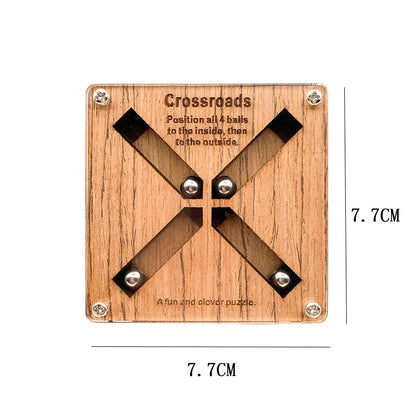 Crossroad Puzzle Labyrinth Maze Wooden Puzzles For Adults Children Brain Games Juegos De Ingenio Y Logica Very Difficult