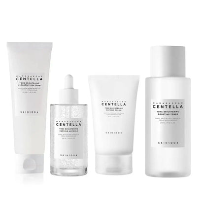 Korean Centella Tone Brightening Toner Facial Calming Moisturizing Serum Cream Gentle Cleanser Skincare Original Products Set