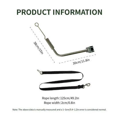 Adjustable Elastic Bike Leash Dog Stick Pet Traction Outdoor Cycling Dog Walking Buffer Stretchable Dog Leash Bike Accessory