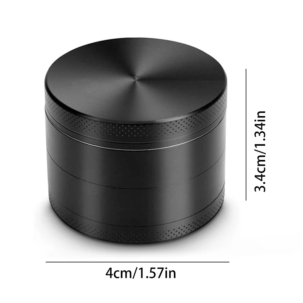 4 Layers Premium Zinc Alloy Herb Grinders for Smoking, Multifunctional Crusher,Grass Grinders,Tobacco Smoking Gadgets