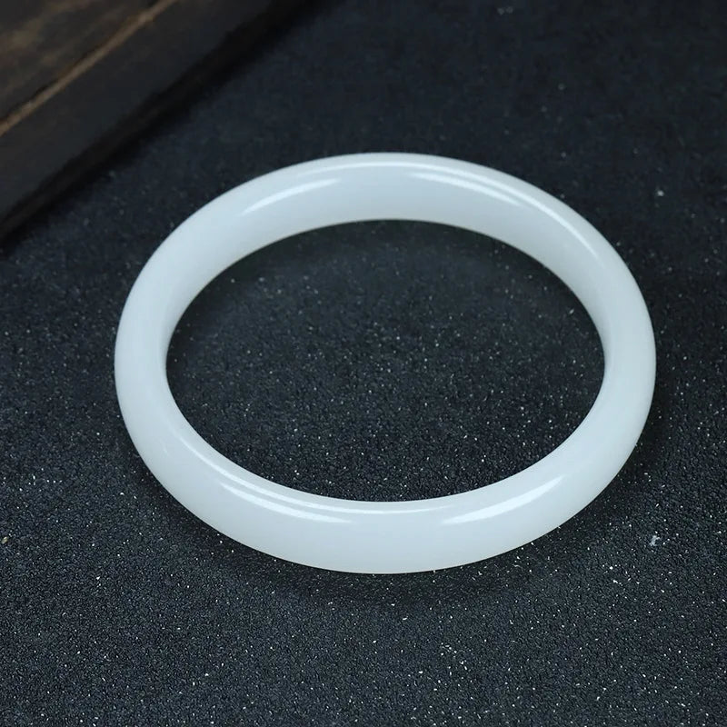 Multicolor Imitate Jade Bangle Charm Jewellery Fashion Accessories Hand-Carved Lucky Amulet Gifts for Women Her Men