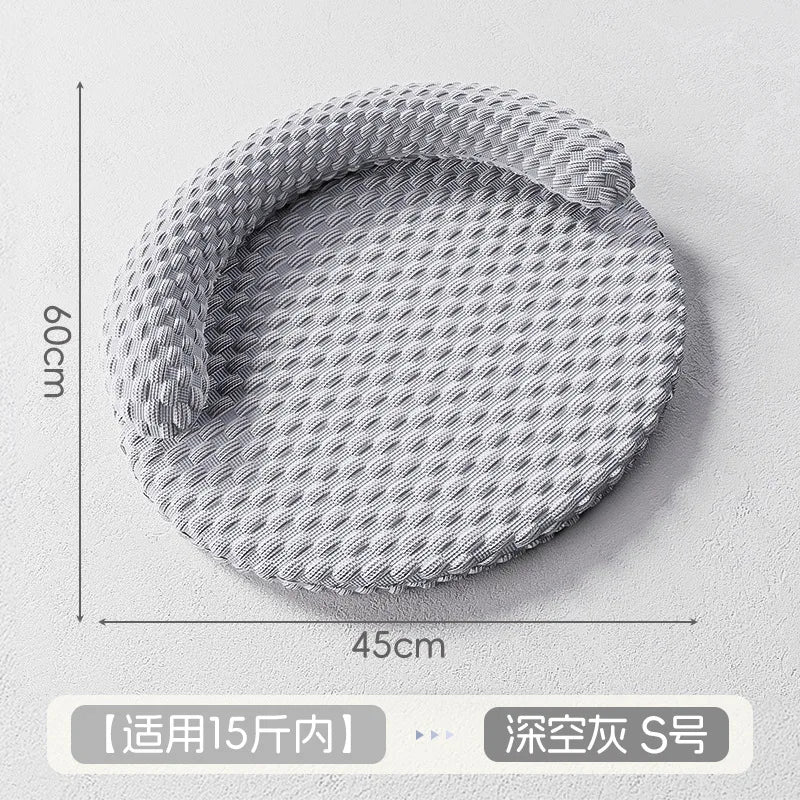Pet Ice Mats Summer Cat Dog Sofa Nest Bed Cooling Sleeping Pad for Small Dogs Pets Durable Sofa Cooling Pad Blanket Pet Ice Mat
