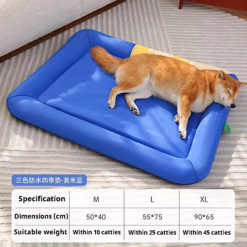 Cats Beds Summer Cooling Pet Bed Large Dog Baskets Pets Dogs Accessories Small Products Medium Accessory Fluffy Bad Puppy Sofa