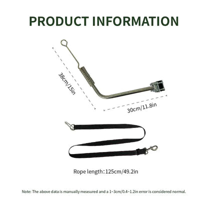 Adjustable Elastic Bike Leash Dog Stick Pet Traction Outdoor Cycling Dog Walking Buffer Stretchable Dog Leash Bike Accessory