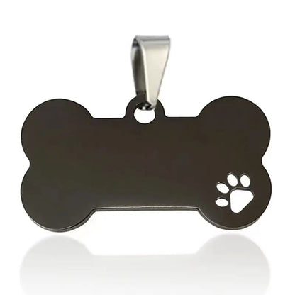 Personalized Dog Tag Necklace Custom Stainless Steel Name Engraved Identity Tag For Dog Collar Anti Loss Pet Nameplate Pendant