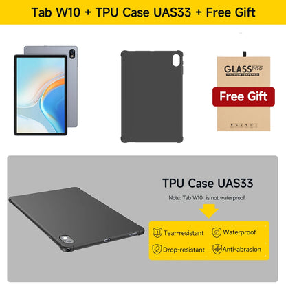 Ulefone Tab W10 Tablet 10.1‘’ HD+ Display 8GB RAM 128GB ROM 6600mAh Unisoc T606 Android 14 Tablet