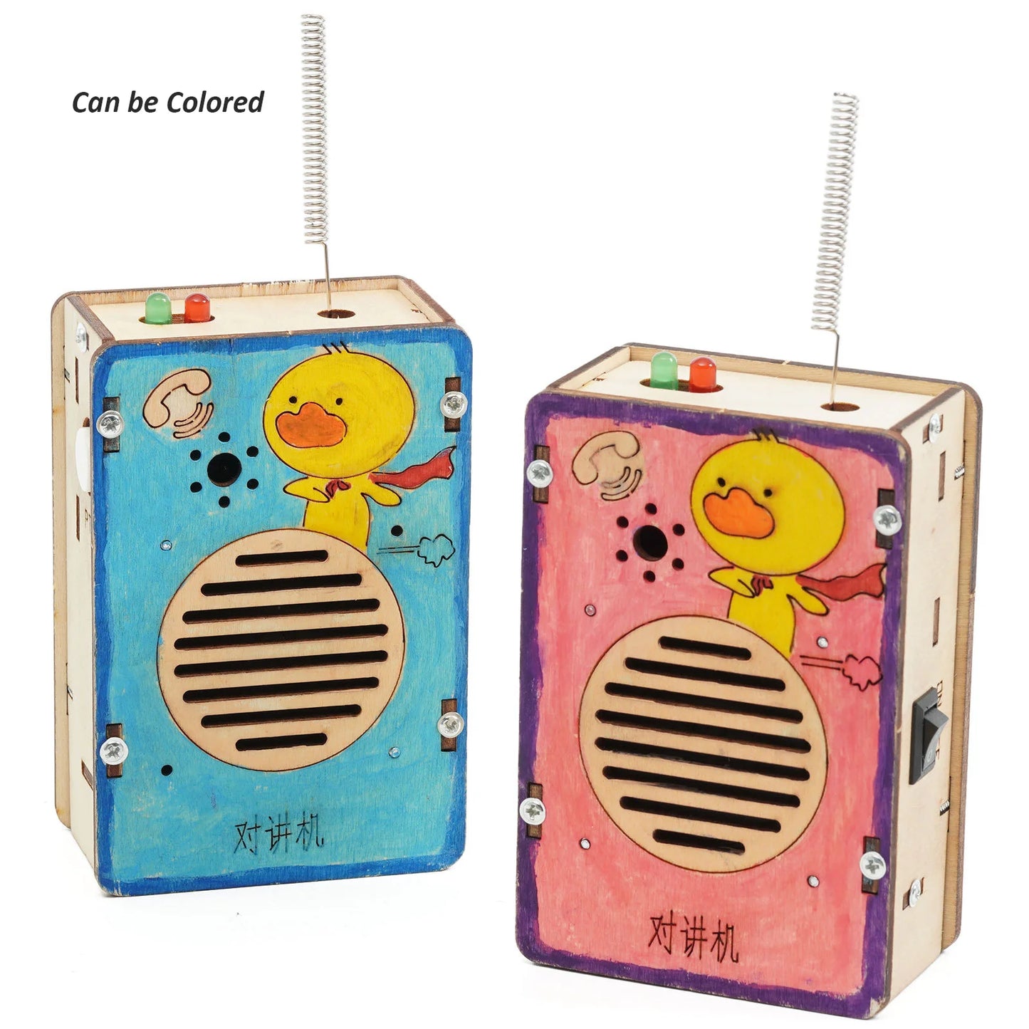 DIY Wireless Walkie-talkie Model Science Toys for Kids Physics Experimental Tool Kit Children Educational Toys School Supply