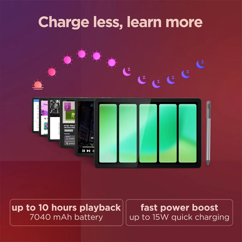 Global ROM Lenovo Tab M11 k10 11” 90Hz Display Android 13 L1 MediaTek Helio G88 8GB/128GB 7040mAh Battery 4G LTE Tablet 2025