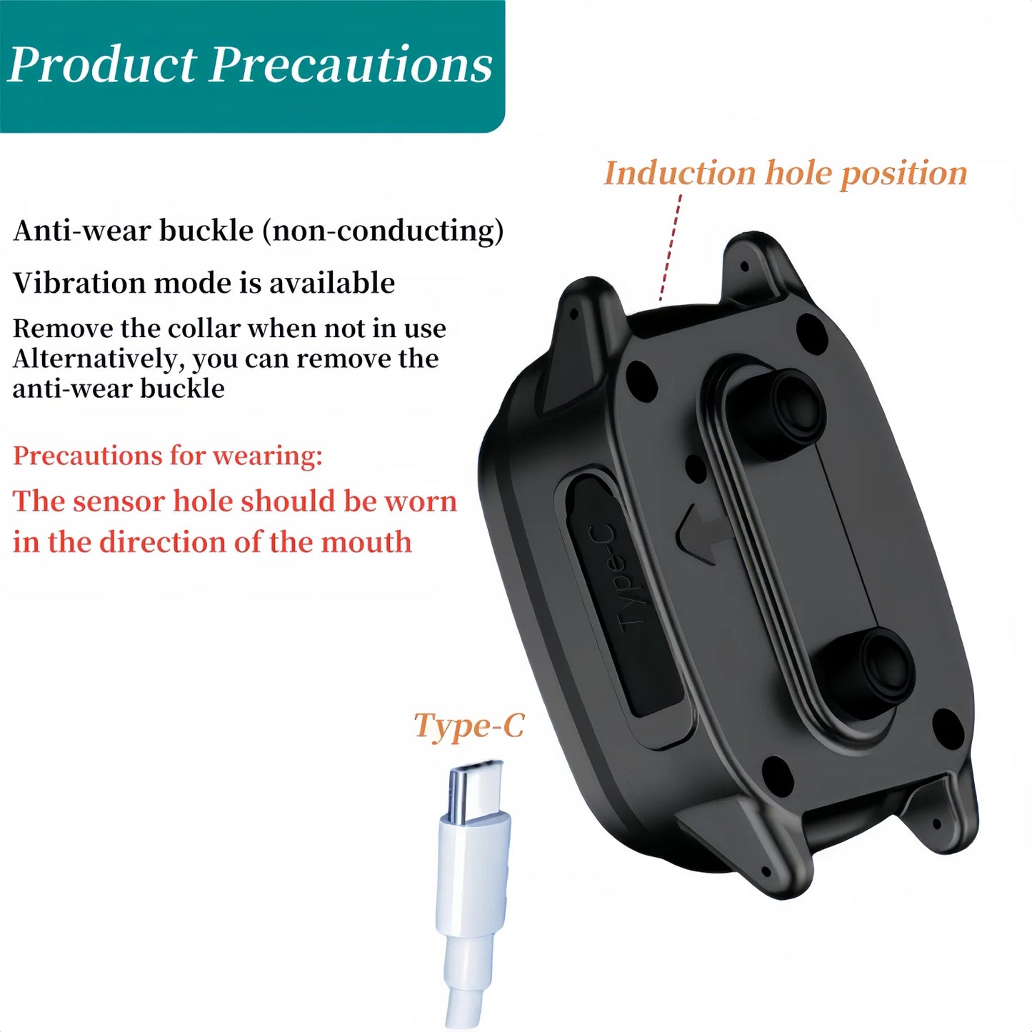 YHLC 800m Cat Anti Meowing Collar, Automatic No Shock Vibration Collar for Cats, Cat Trainer Designed Collar for Stop Meowing