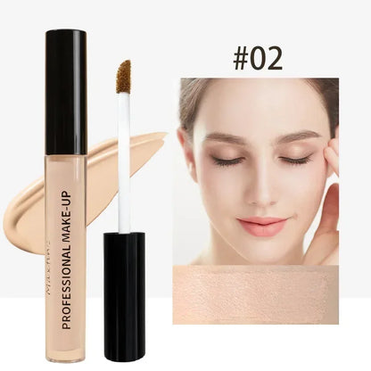 High Covering Face Concealer Cream Contour Foundation Full Cover Dark Circles Acne Waterproof Lasting Brightening Face Cosmetic