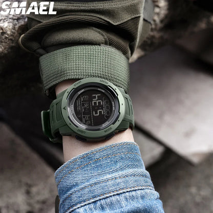 SMAEL 8105  Watch for Men Digital Watches Sports LED Wristwatches Men's 50m Waterproof Watch Digital Light Stopwatch