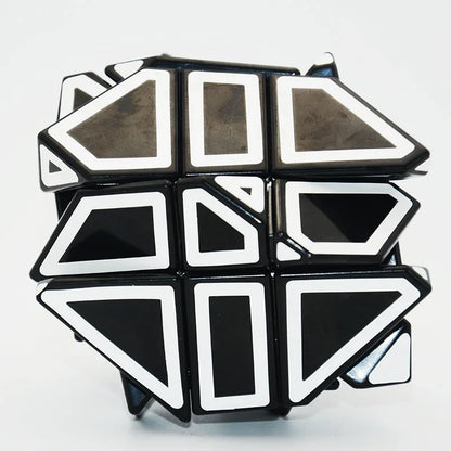 Lefun FangCun Ghost 6cm Cube Magico 3x3 Strange-shape Cube Magic Puzzle Hollow Sticker SpeedCube Educational Toys Ghost Cube