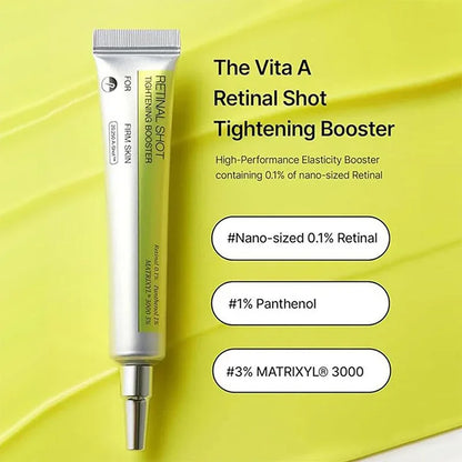 Korean Retinol Shot Eye Tightening Moisturizing Booster Cream,Facial Moisturizing Serum,,Reduce Wrinkles & Fine Lines,Anti-Aging