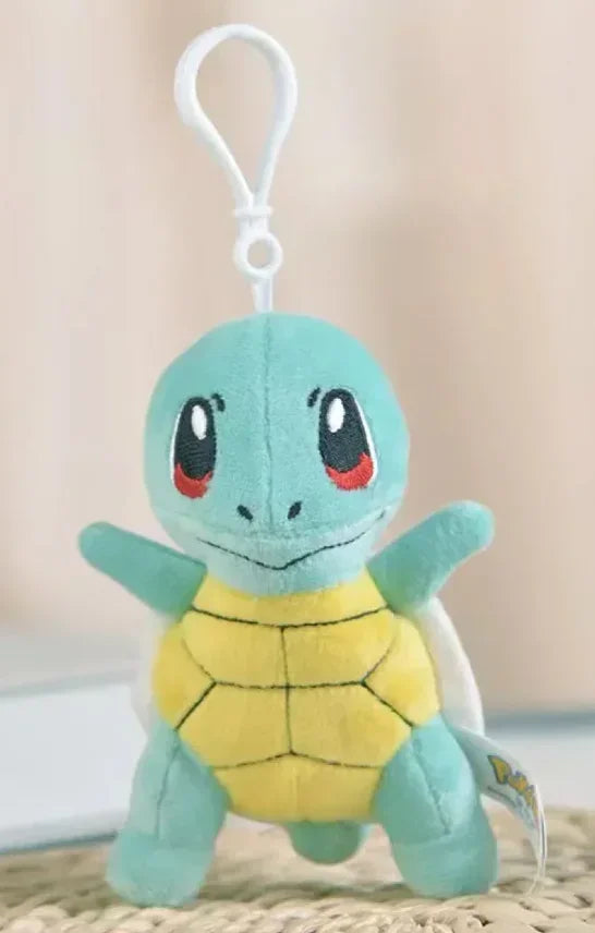 21PCs/set Pokemon Snorlaxs Charmanders Eevees Plush Doll Pendant Stuffed BulbasaurSquirtle Pendant Plush Keychain