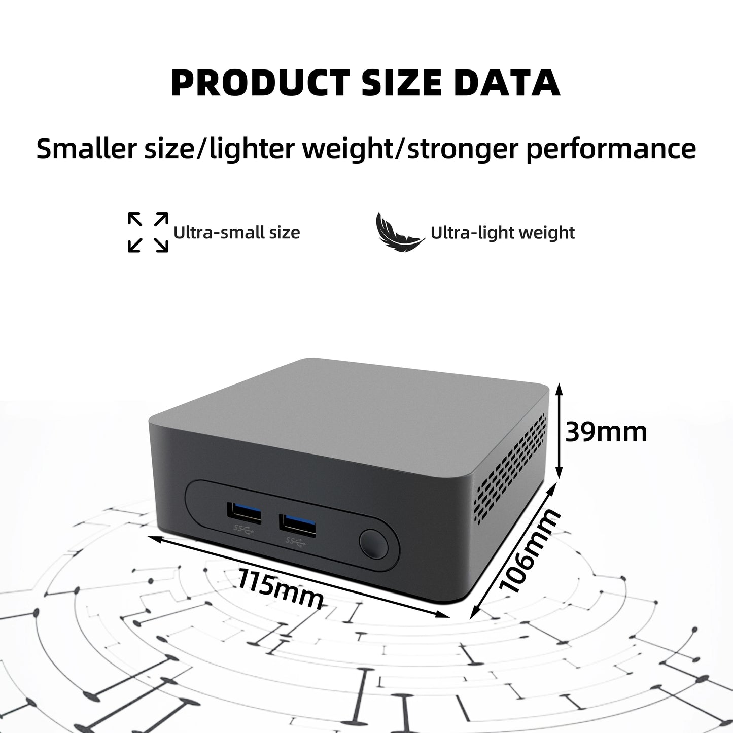 ZSUS i3 Mini PC Intel Celeron Desktop Gaming Computer 8GB 16GB 128GB 256GB DDR4 USB3.0 WIFI5 BT4.2