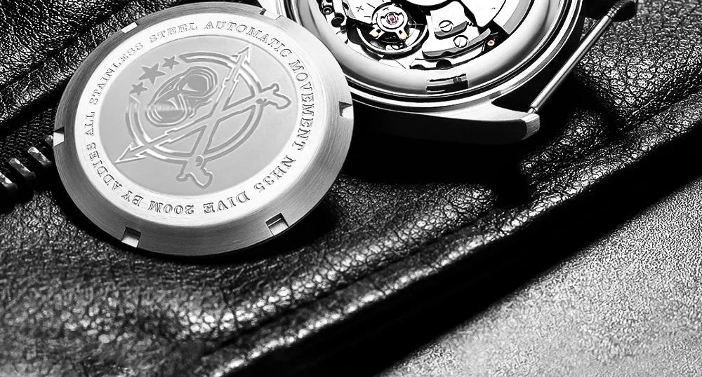 ADDIESDIVE Watches For Men Luxury Business Leisure Automatic Mechanical Men's Watch Fluorescent Waterproof NH35A 316L Stainless