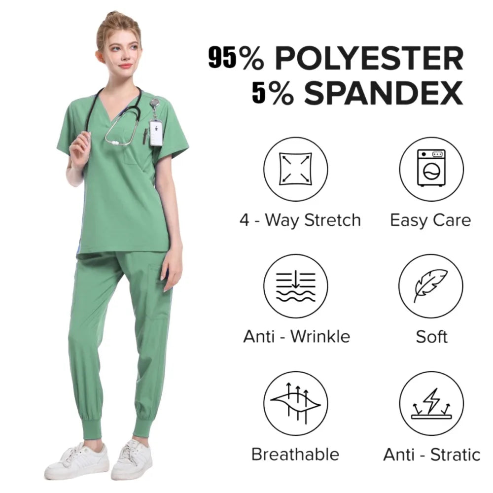 Nurse's Dress Separate Set Women's Oral Dental Surgery Cosmetic Plastic Surgery Hospital Doctor's Uniform Nurse Uniform