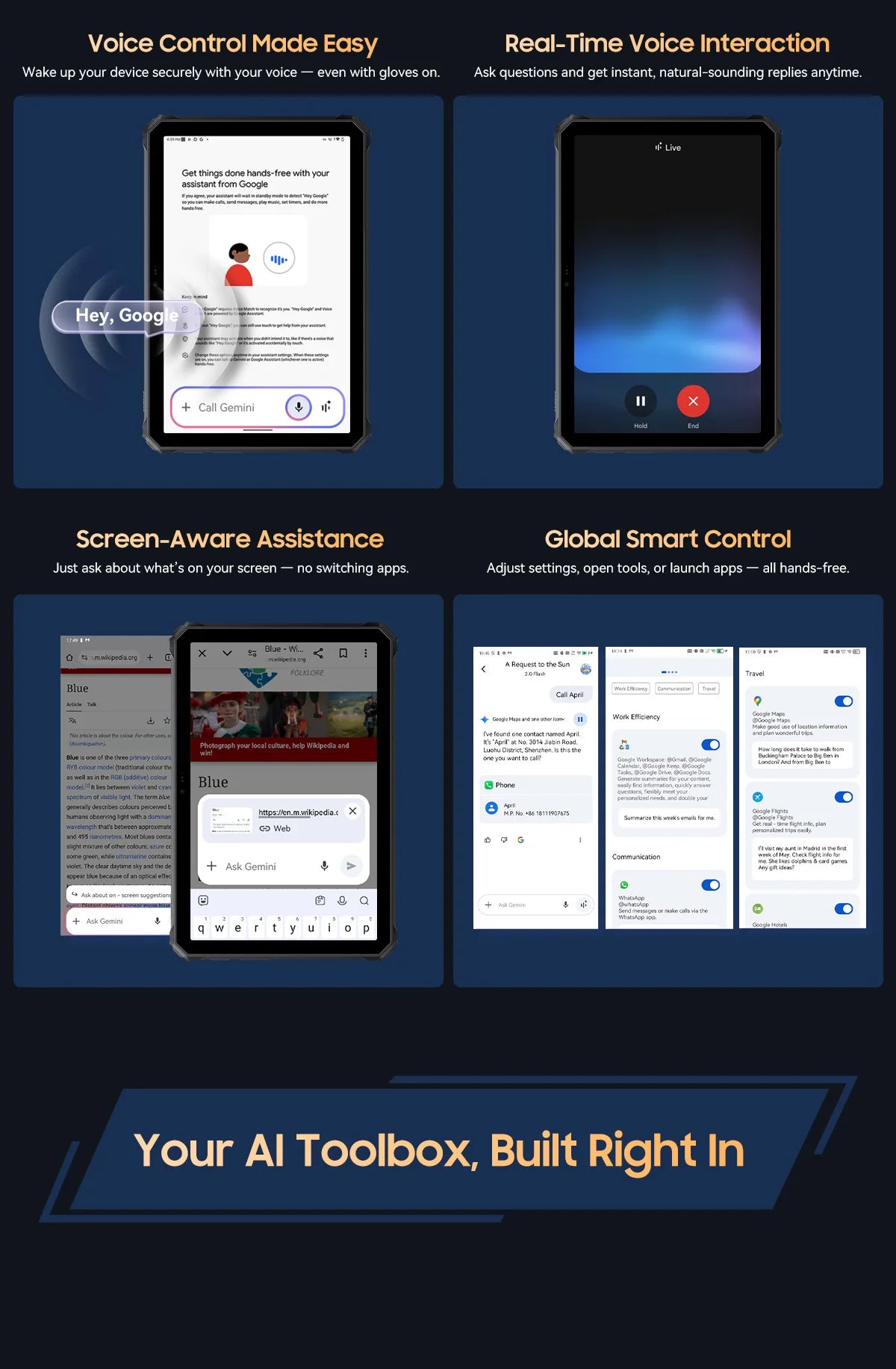 Blackview Active 7 RuggedTablet 11-inch  FHD+ Display Octa-core Android IP68&IP69K 10000mAh 45W Charger Outdoor Pad PC