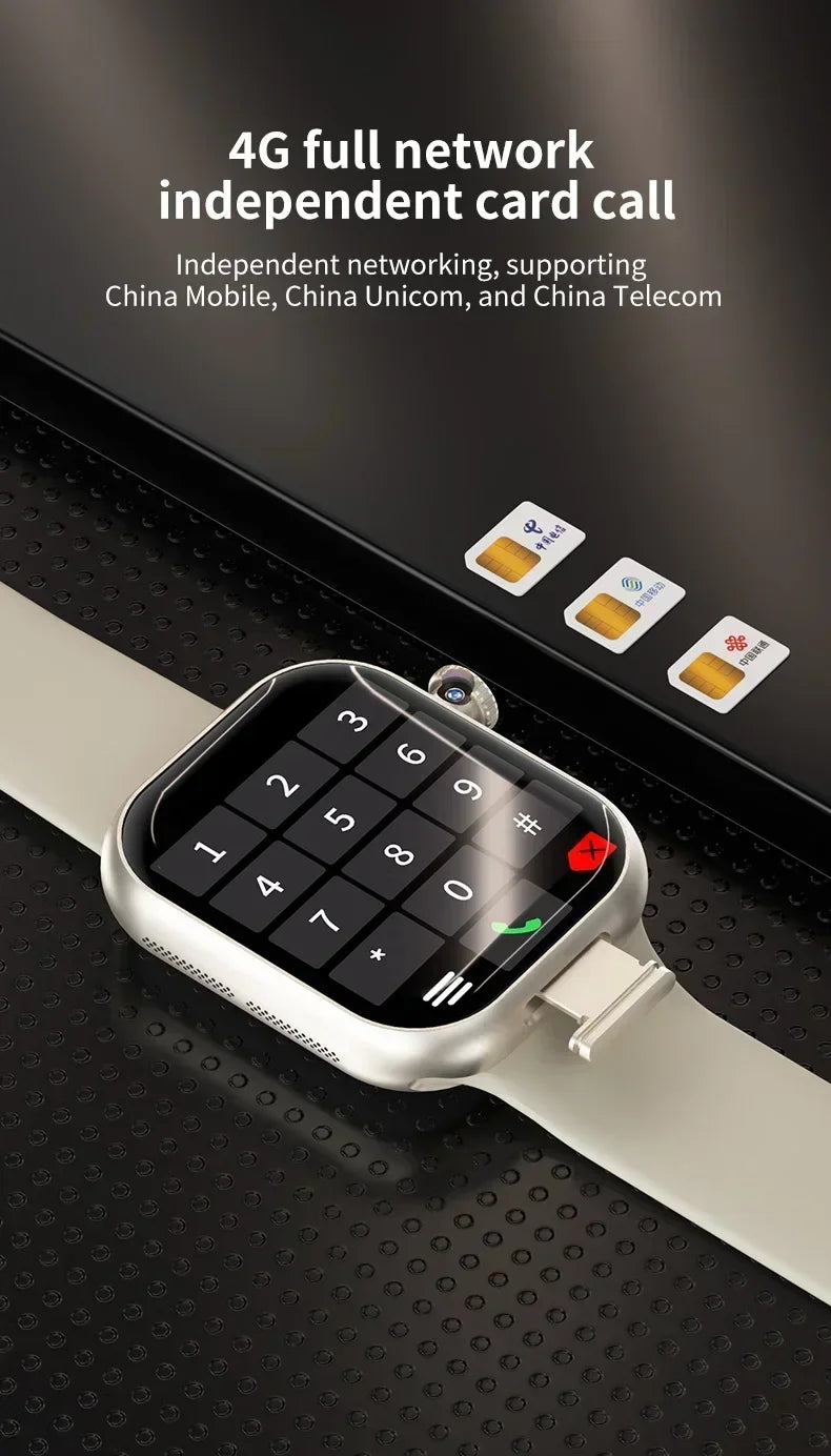 VP29 Smartwatch with rotating camera 2.29-inch AMOLED screen 490x580 Global Edition supports SIM WiFi GPS video calling