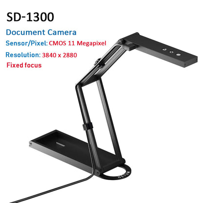 NETUM Book Scanner T101 Autofocus Document Scanner Max A4 A3 Size with Smart OCR Led Table Desk Lamp for Family Home Office