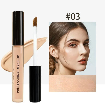 High Covering Face Concealer Cream Contour Foundation Full Cover Dark Circles Acne Waterproof Lasting Brightening Face Cosmetic