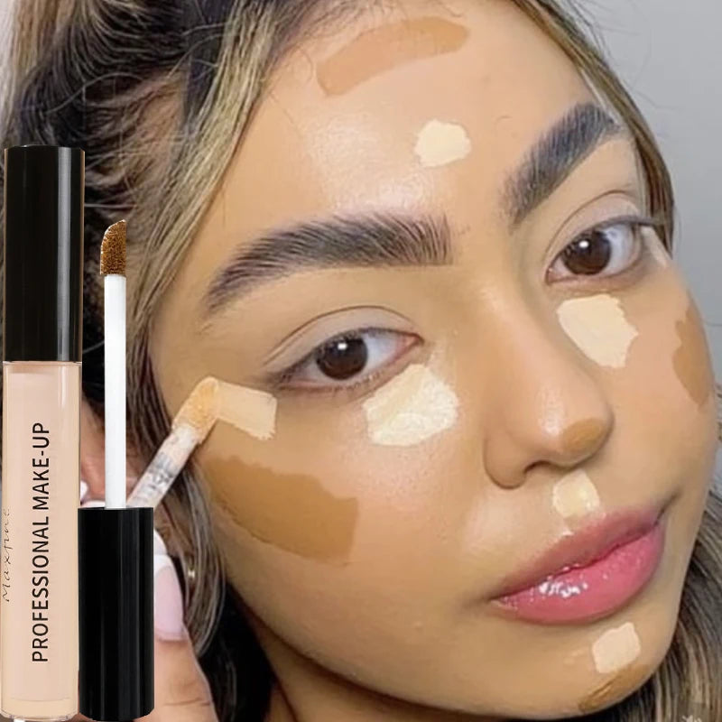 High Covering Face Concealer Cream Contour Foundation Full Cover Dark Circles Acne Waterproof Lasting Brightening Face Cosmetic