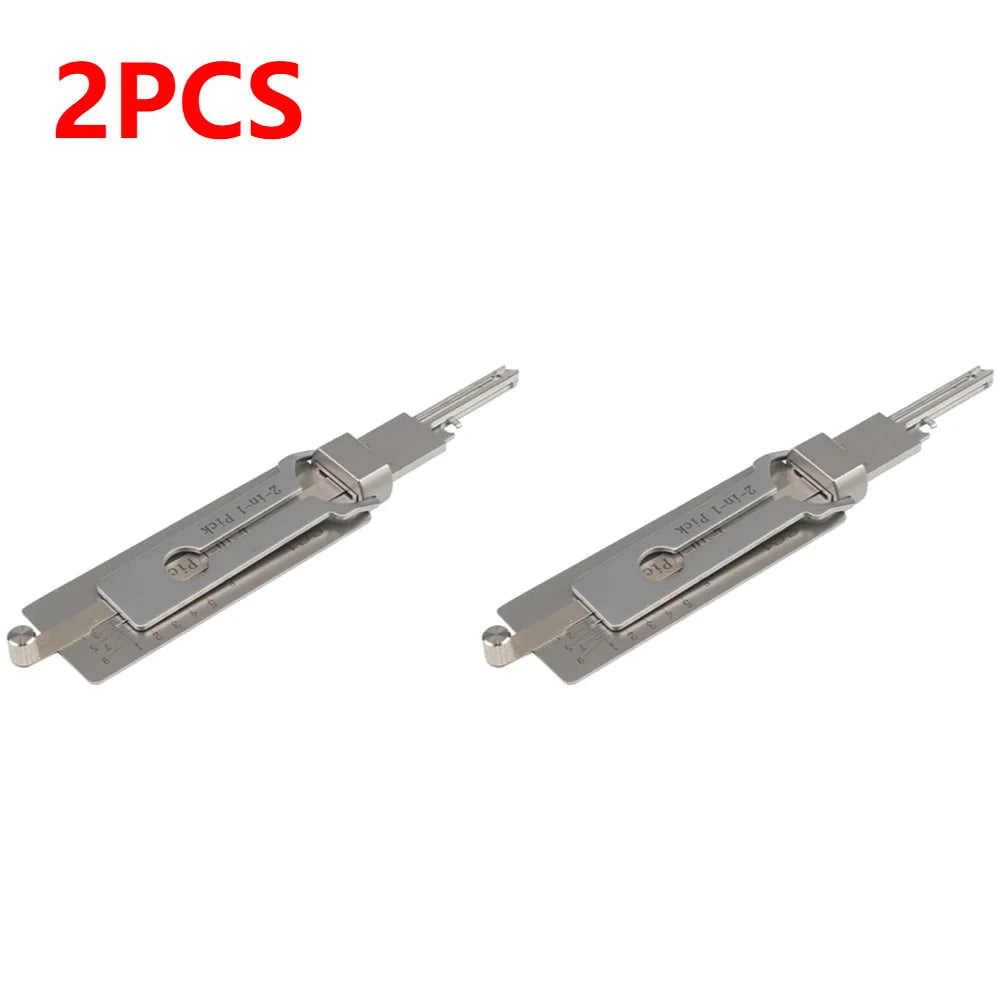 1-10PCS Keys Decoder Hook Tool O-ring Pickup Kit 2 In 1 Precision Hook & Pick Set Lock Decoder Stainless Steel Precision Tools