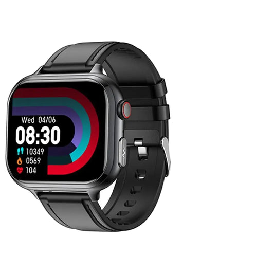 Health watch with digital display and additional band, featuring various health monitoring functions.