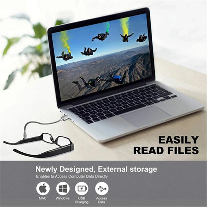1080P HD Mini Camera Glasses DVR Glasses Camera Sports Video Glasses Outdoor Recorder Glasses Camera Conference Process