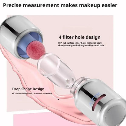 Liquid Powder Blusher, High Gloss, Three In One, Shrink And Expand Color, Natural Nude Color, Pseudo Plain Blush