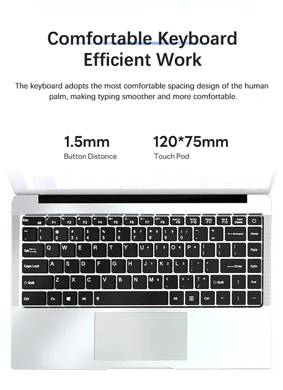 2025 Laptop Core i7 7500U A3950 Portable Laptops Windows 11 Pro 16GB DDR4 1TB SSD 1920*1080 HD PC Gaming Computer Notebook Gamer